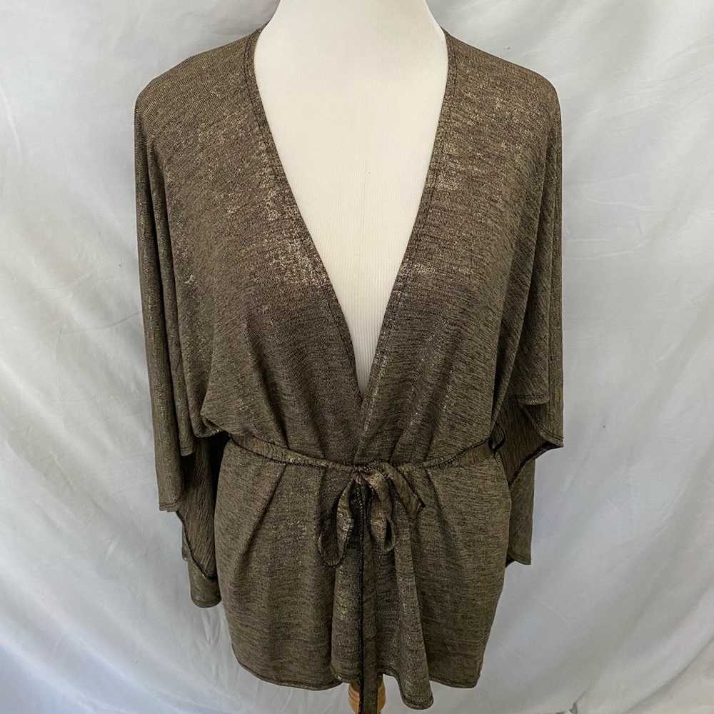 Free People gold cape/wrap